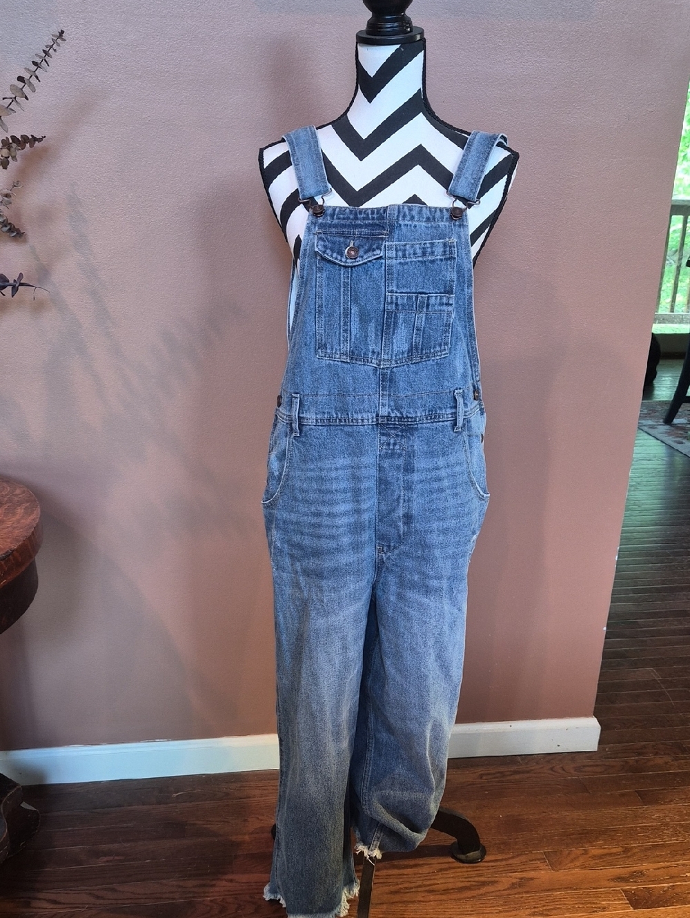 Classic Denim Overalls - Blue